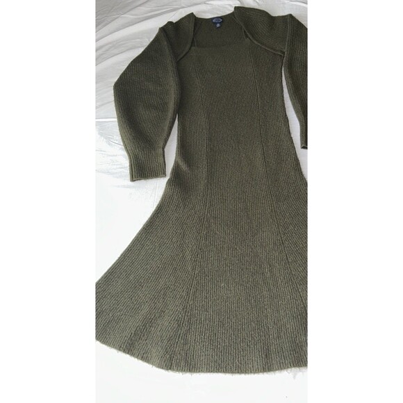 Green Long Sleeve Maxi Sweater Dress In Women’s Medium - Picture 13 of 16